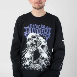 NOXX свитшот с принтом Fit For An Autopsy - Door Into A Tomb, Черный NOXX свитшот с принтом Fit For An Autopsy - Door Into A Tomb, Черный