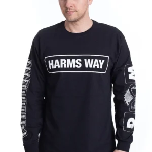 NOXX свитшот с принтом Harm's Way - Doom, Черный NOXX свитшот с принтом Harm's Way - Doom, Черный