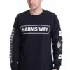 NOXX свитшот с принтом Harm's Way - Doom, Черный NOXX свитшот с принтом Harm's Way - Doom, Черный