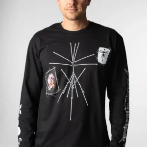 NOXX свитшот с принтом Bring Me The Horizon - Nailed Symbol, Черный NOXX свитшот с принтом Bring Me The Horizon - Nailed Symbol, Черный