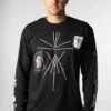 NOXX свитшот с принтом Bring Me The Horizon - Nailed Symbol, Черный NOXX свитшот с принтом Bring Me The Horizon - Nailed Symbol, Черный