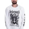 NOXX свитшот с принтом Behemoth - The Satanist White, Белый NOXX свитшот с принтом Behemoth - The Satanist White, Белый