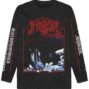 NOXX свитшот с принтом Immortal - Diabolical Fullmoon Mysticism 2023, Черный NOXX свитшот с принтом Immortal - Diabolical Fullmoon Mysticism 2023, Черный