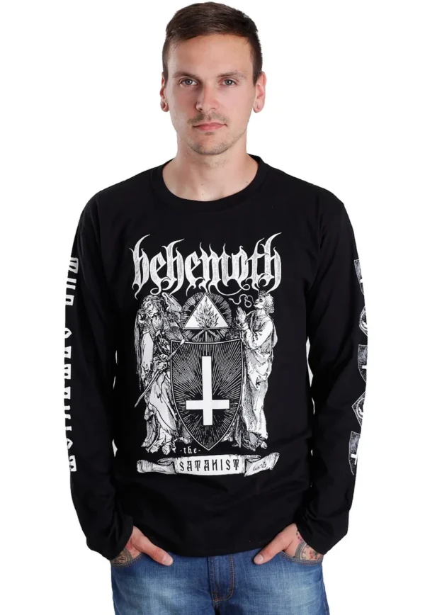 NOXX свитшот с принтом Behemoth - The Satanist, Черный NOXX свитшот с принтом Behemoth - The Satanist, Черный