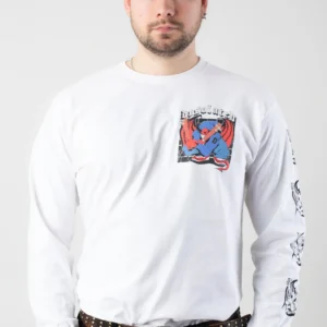 NOXX свитшот с принтом Desolated - Devil Crew White, Белый NOXX свитшот с принтом Desolated - Devil Crew White, Белый