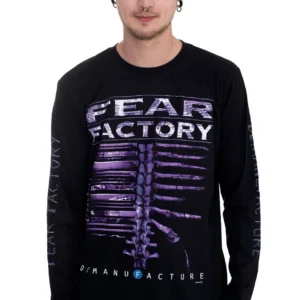 NOXX свитшот с принтом Fear Factory - Demanufacture Classic, Черный NOXX свитшот с принтом Fear Factory - Demanufacture Classic, Черный