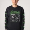 NOXX свитшот с принтом Cryptopsy - Malicious Needs, Черный NOXX свитшот с принтом Cryptopsy - Malicious Needs, Черный