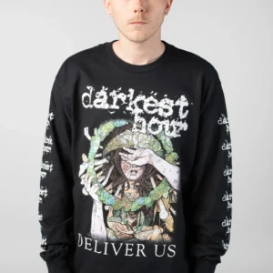 NOXX свитшот с принтом Darkest Hour - Deliver Us, Черный NOXX свитшот с принтом Darkest Hour - Deliver Us, Черный