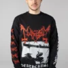 NOXX свитшот с принтом Mayhem - Deathcrush, Черный