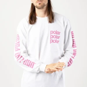 NOXX свитшот с принтом Polar - Long Live Polar White, Белый