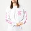 NOXX свитшот с принтом Polar - Long Live Polar White, Белый NOXX свитшот с принтом Polar - Long Live Polar White, Белый