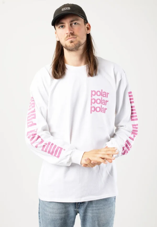 NOXX свитшот с принтом Polar - Long Live Polar White, Белый NOXX свитшот с принтом Polar - Long Live Polar White, Белый
