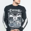 NOXX свитшот с принтом Terror - Suffer, Черный NOXX свитшот с принтом Terror - Suffer, Черный