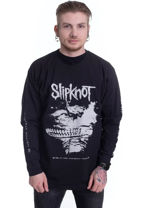 NOXX свитшот с принтом Slipknot - Subliminal Verses, Черный NOXX свитшот с принтом Slipknot - Subliminal Verses, Черный