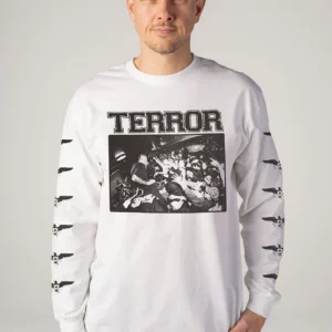 NOXX свитшот с принтом Terror - Still Suffer White, Белый NOXX свитшот с принтом Terror - Still Suffer White, Белый