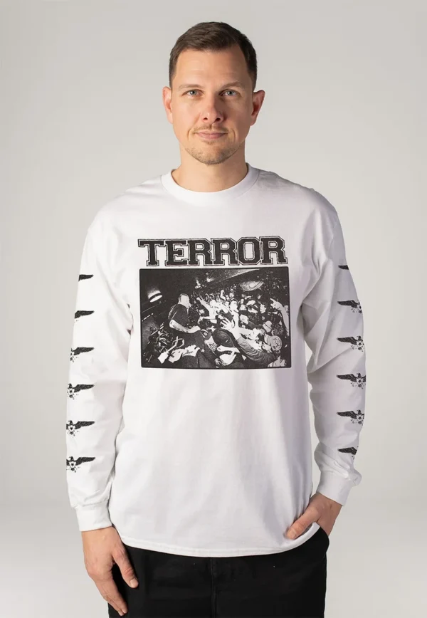 NOXX свитшот с принтом Terror - Still Suffer White, Белый NOXX свитшот с принтом Terror - Still Suffer White, Белый