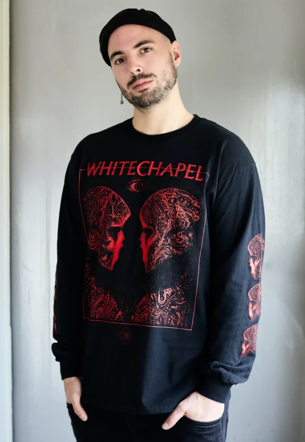 NOXX свитшот с принтом Whitechapel - Stare, Черный NOXX свитшот с принтом Whitechapel - Stare, Черный