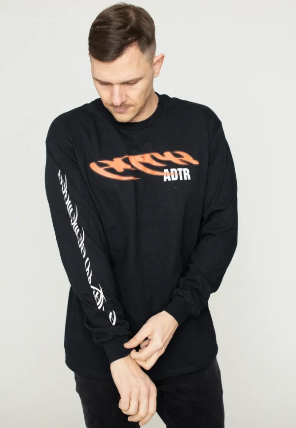 NOXX свитшот с принтом A Day To Remember - Knife Type Tour 2023, Черный