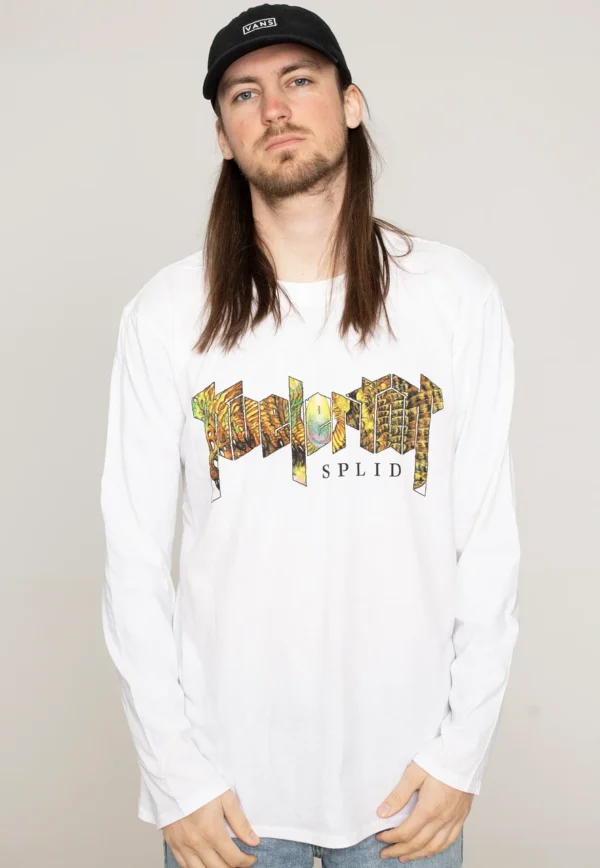 NOXX свитшот с принтом Kvelertak - Splid White, Белый NOXX свитшот с принтом Kvelertak - Splid White, Белый