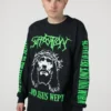 NOXX свитшот с принтом Suffocation - Jesus Wept, Черный NOXX свитшот с принтом Suffocation - Jesus Wept, Черный