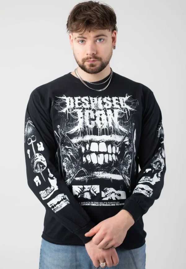NOXX свитшот с принтом Despised Icon - Incisions, Черный