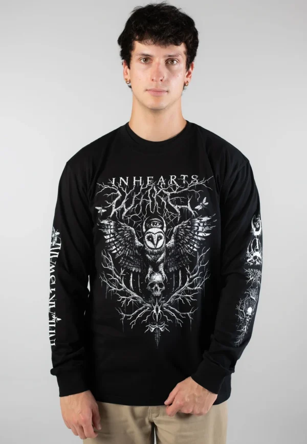 NOXX свитшот с принтом In Hearts Wake - Incarnate Owl, Черный