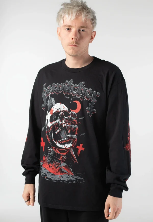 NOXX свитшот с принтом Bewitcher - Skull, Черный