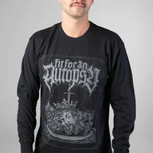 NOXX свитшот с принтом Fit For An Autopsy - ICFY King, Черный NOXX свитшот с принтом Fit For An Autopsy - ICFY King, Черный