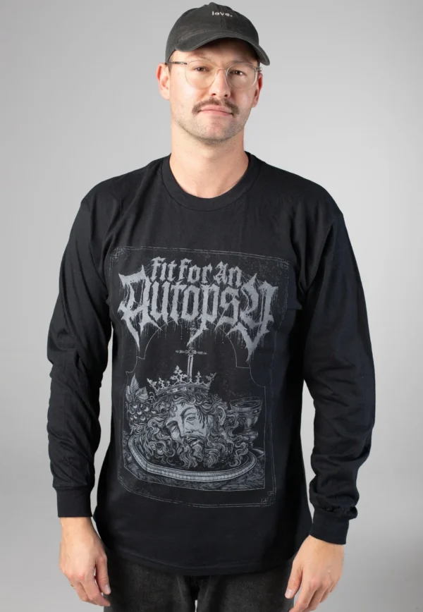 NOXX свитшот с принтом Fit For An Autopsy - ICFY King, Черный