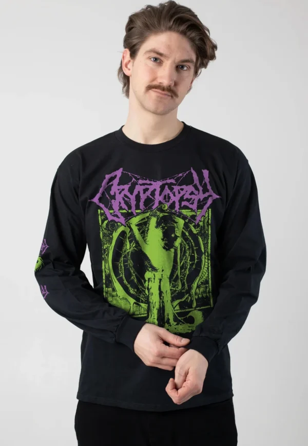 NOXX свитшот с принтом Cryptopsy - Hold Your Pretty Hand, Черный NOXX свитшот с принтом Cryptopsy - Hold Your Pretty Hand, Черный