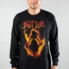 NOXX свитшот с принтом Kittie - Hellraiser, Черный NOXX свитшот с принтом Kittie - Hellraiser, Черный