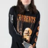 NOXX свитшот с принтом Currents - Candle Skull, Черный NOXX свитшот с принтом Currents - Candle Skull, Черный