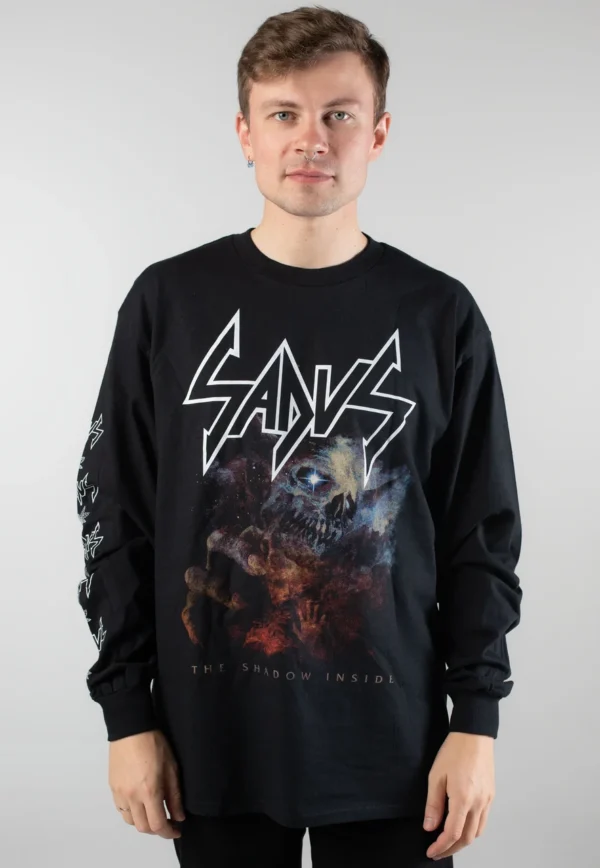 NOXX свитшот с принтом Sadus - Screaming Alive Tour 2024, Черный NOXX свитшот с принтом Sadus - Screaming Alive Tour 2024, Черный