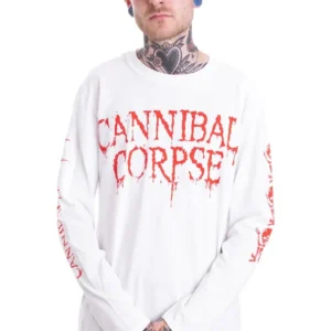 NOXX свитшот с принтом Cannibal Corpse - Butchered At Birth White, Белый NOXX свитшот с принтом Cannibal Corpse - Butchered At Birth White, Белый