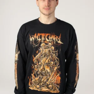 NOXX свитшот с принтом Whitechapel - Burn Forever, Черный NOXX свитшот с принтом Whitechapel - Burn Forever, Черный