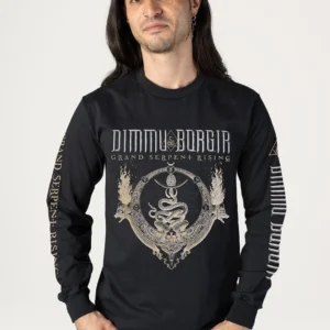 NOXX свитшот с принтом Dimmu Borgir - Grand Serpent Rising, Черный NOXX свитшот с принтом Dimmu Borgir - Grand Serpent Rising, Черный