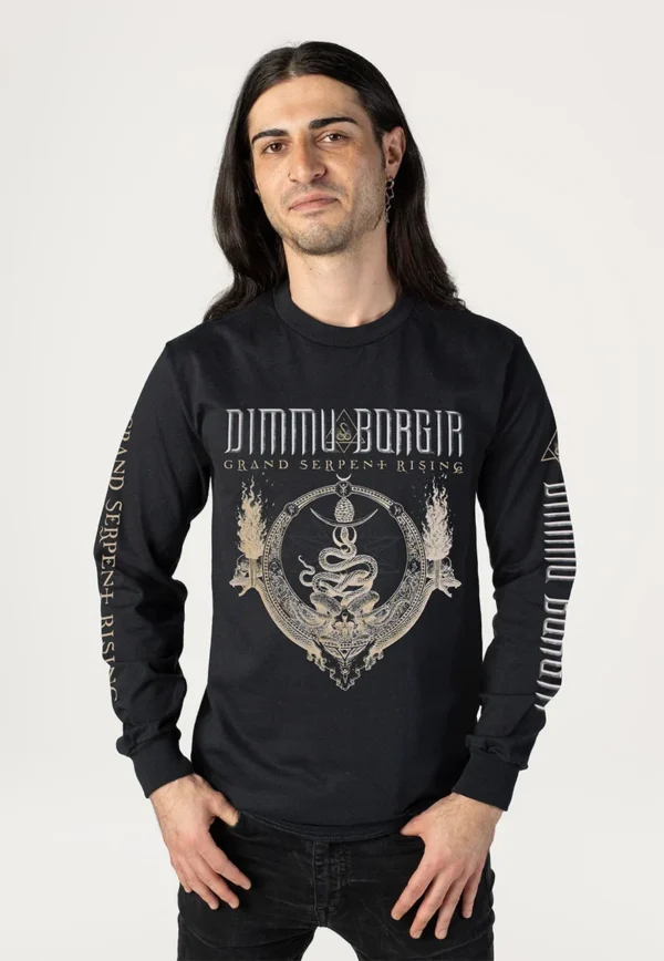 NOXX свитшот с принтом Dimmu Borgir - Grand Serpent Rising, Черный