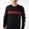 NOXX свитшот с принтом Ignite - Red/White OG 2, Черный NOXX свитшот с принтом Ignite - Red/White OG 2, Черный