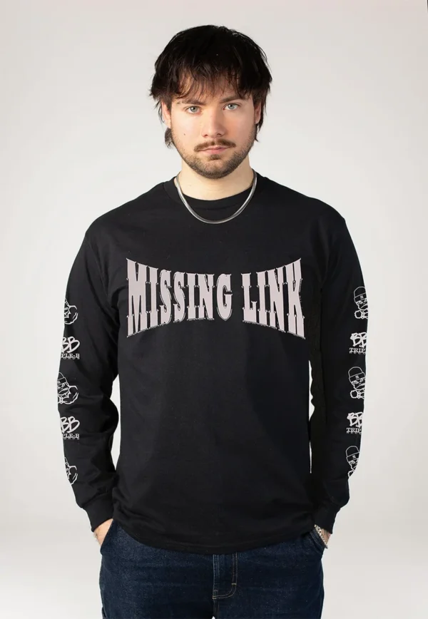 NOXX свитшот с принтом Missing Link - Glory Or Death, Черный NOXX свитшот с принтом Missing Link - Glory Or Death, Черный