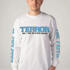 NOXX свитшот с принтом Terror - Believers Devil White, Белый NOXX свитшот с принтом Terror - Believers Devil White, Белый