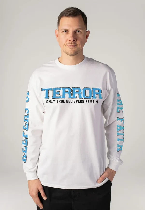 NOXX свитшот с принтом Terror - Believers Devil White, Белый NOXX свитшот с принтом Terror - Believers Devil White, Белый