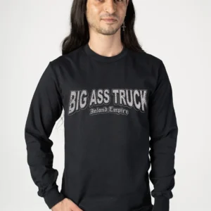 NOXX свитшот с принтом Big Ass Truck I.E. - From The Grave, Черный NOXX свитшот с принтом Big Ass Truck I.E. - From The Grave, Черный