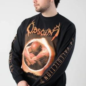 NOXX свитшот с принтом Obscura - A Valediction Artwork, Черный