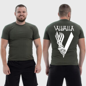 Мужская тактическая футболка Noxx в стиле милитари Valhalla Вальгалла, Хаки Мужская тактическая футболка Noxx в стиле милитари Valhalla Вальгалла, Хаки