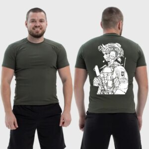 Мужская тактическая футболка Noxx в стиле милитари Medic военный медик аниме версия, Хаки Мужская тактическая футболка Noxx в стиле милитари Medic военный медик аниме версия, Хаки