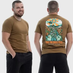 Мужская тактическая футболка Noxx в стиле милитари Sunset Goons этот too shall pass военный скелет солнце вертолет, Койот Мужская тактическая футболка Noxx в стиле милитари Sunset Goons этот too shall pass военный скелет солнце вертолет, Койот